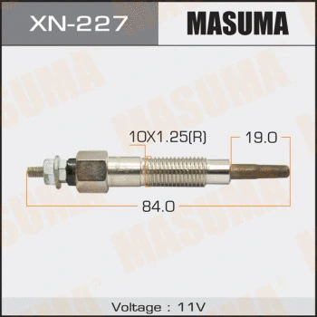Bougie de préchauffage MASUMA XN-227