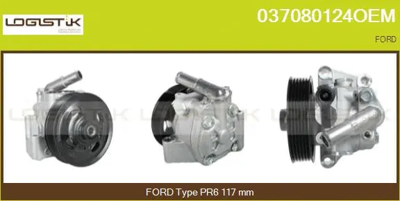 Pompe hydraulique, direction LGK 037080124OEM