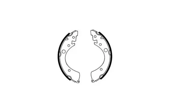 Jeu de mâchoires de frein E.T.F. 09-0326