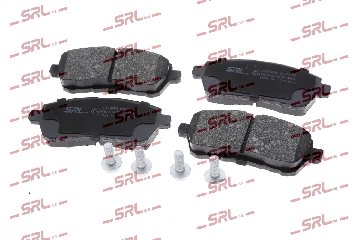 Kit de plaquettes de frein, frein à disque SRLine S70-0655