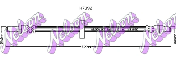Flexible de frein KAWE H7392
