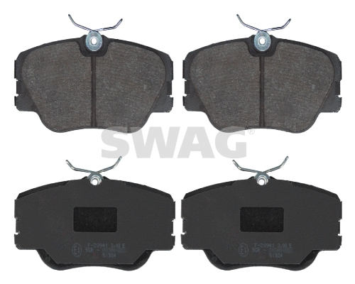 Kit de plaquettes de frein, frein à disque SWAG 10 91 6193