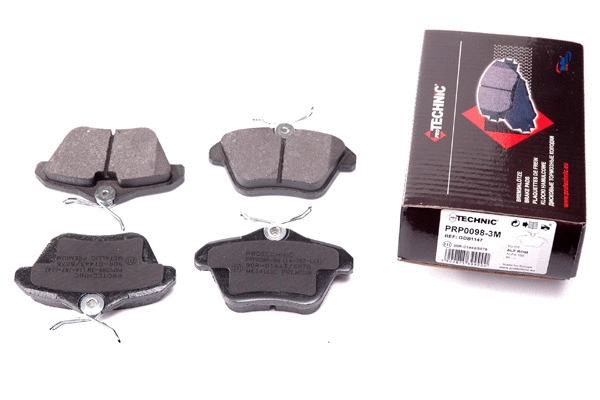 Kit de plaquettes de frein, frein à disque PROTECHNIC PRP0098-3M