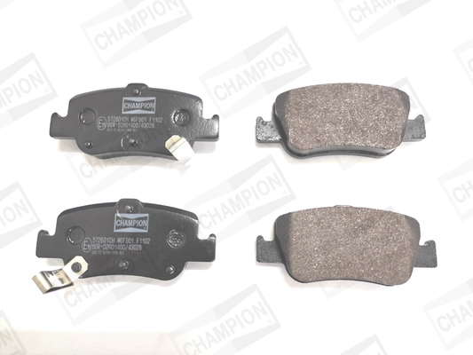 Kit de plaquettes de frein, frein à disque CHAMPION 572601CH
