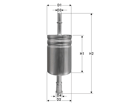 Filtre à carburant TECNECO FILTERS IN1071