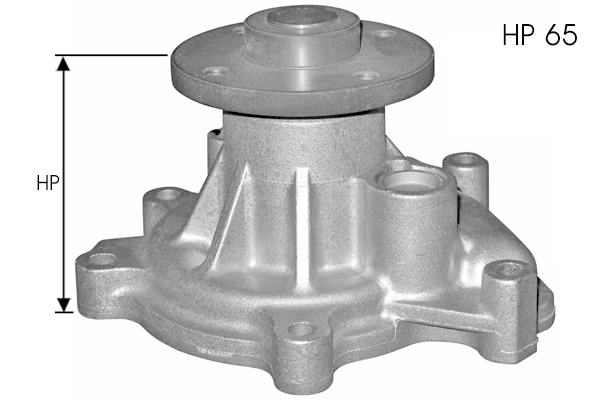 Pompe à eau, refroidissement du moteur TECDRIVE TPAE0193