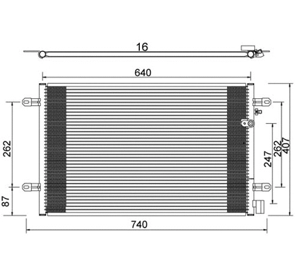 Condenseur, climatisation PowerMax 7110521