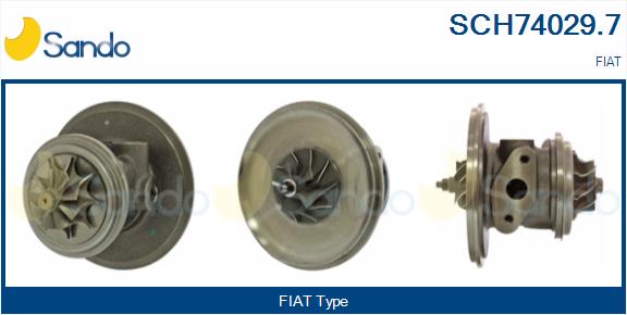 Groupe carter, turbocompresseur SANDO SCH74029.7