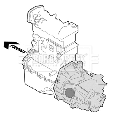 Support moteur BORG & BECK BEM4476