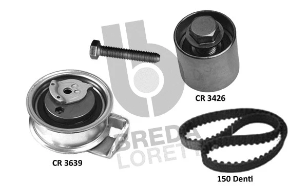 Kit de courroie crantée BREDA LORETT KCD0753