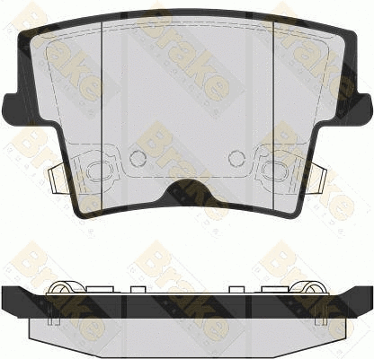 Kit de plaquettes de frein, frein à disque Brake ENGINEERING PA1711