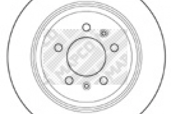 Disque de frein MAPCO 15323