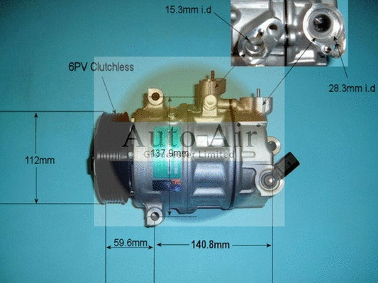 Compresseur, climatisation AUTO AIR GLOUCESTER 14-9698