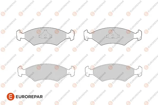 Kit de plaquettes de frein, frein à disque EUROREPAR 1686267080