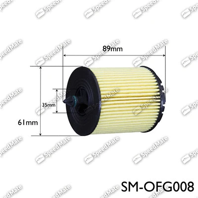 Filtre à huile SpeedMate SM-OFG008