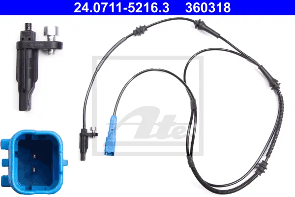 Capteur, vitesse de roue ATE-APAC 24.0711-5216.3