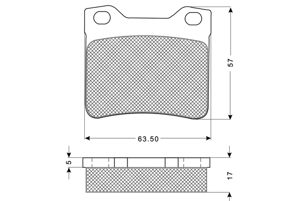 Kit de plaquettes de frein, frein à disque PROCODIS FRANCE PF1194