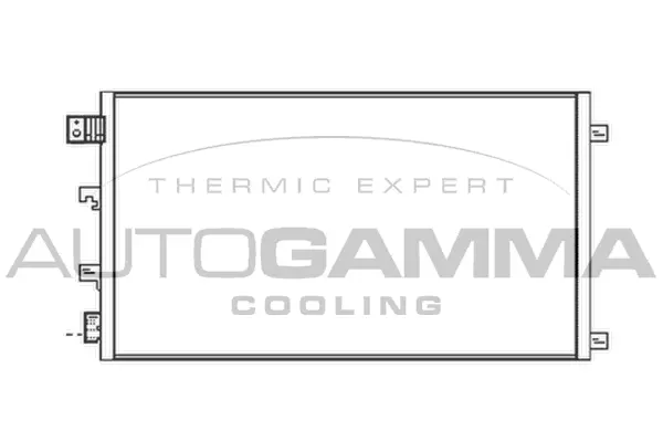 Condenseur, climatisation AUTOGAMMA 104578