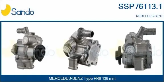 Pompe hydraulique, direction SANDO SSP76113.1