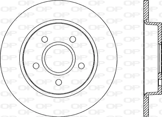 Disque de frein OPEN PARTS BDR2041.10