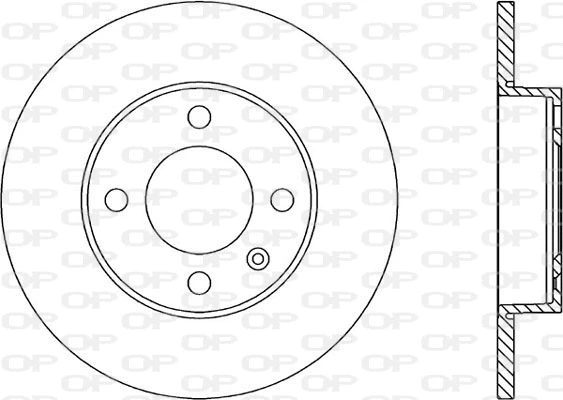 Disque de frein OPEN PARTS BDA1573.10