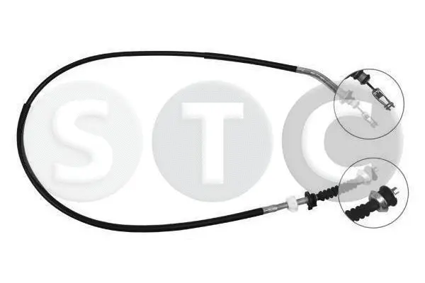 Tirette à câble, commande d'embrayage STC T481925
