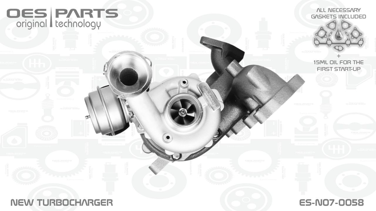 Turbocompresseur, suralimentation OES PARTS ES-N07-0058