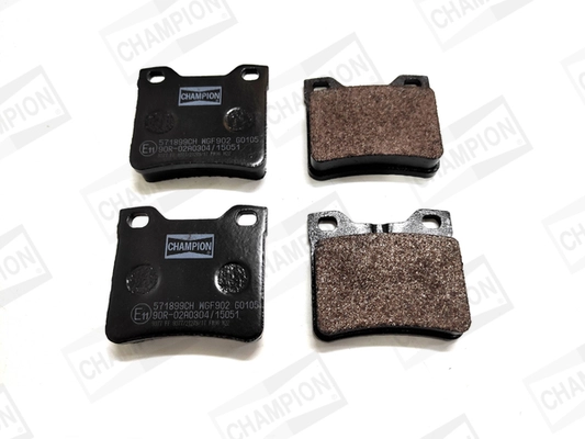 Kit de plaquettes de frein, frein à disque CHAMPION 571899CH