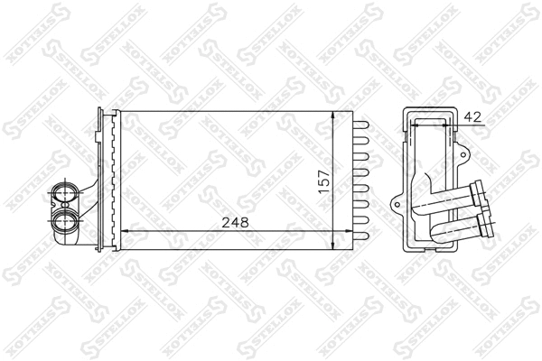 Système de chauffage STELLOX 10-35013-SX