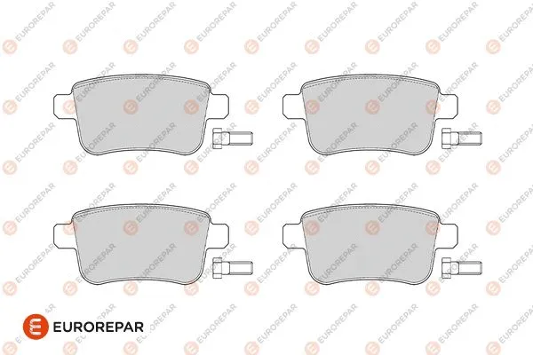 Kit de plaquettes de frein, frein à disque EUROREPAR 1686275080