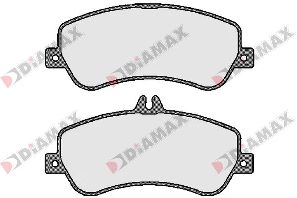 Kit de plaquettes de frein, frein à disque DIAMAX N09614