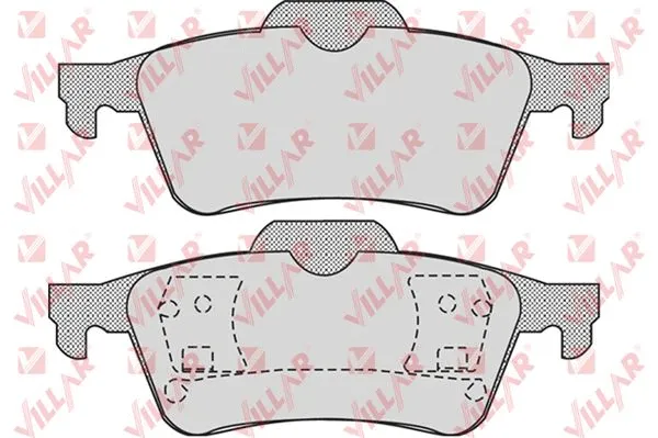 Kit de plaquettes de frein, frein à disque VILLAR 626.0907
