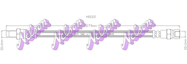 Flexible de frein KAWE H0122