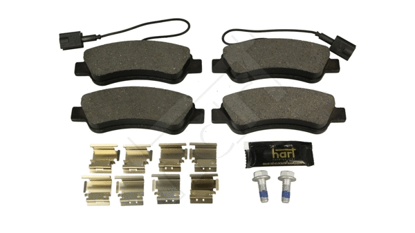 Kit de plaquettes de frein, frein à disque HART 252 921