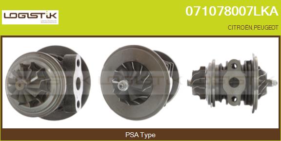 Groupe carter, turbocompresseur LGK 071078007LKA