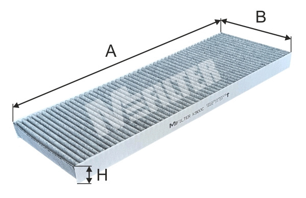 Filtre, air de l'habitacle MFILTER K 900C