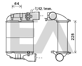 Refroidisseur d'air de suralimentation EACLIMA 36A02035