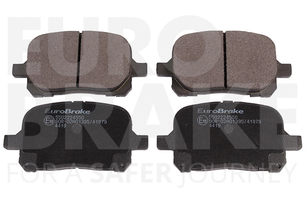 Kit de plaquettes de frein, frein à disque EUROBRAKE 5502224550