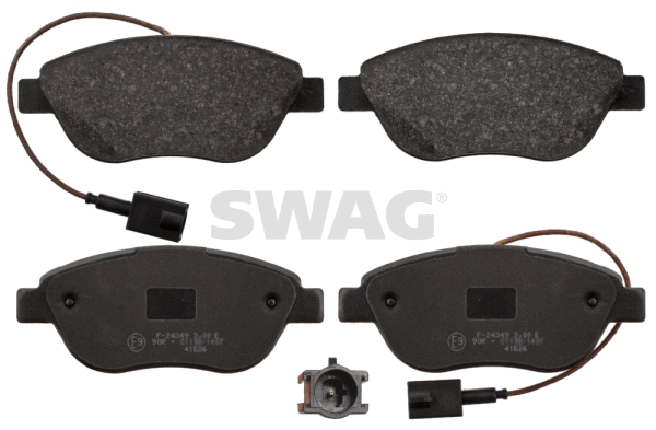 Kit de plaquettes de frein, frein à disque SWAG 70 11 6057