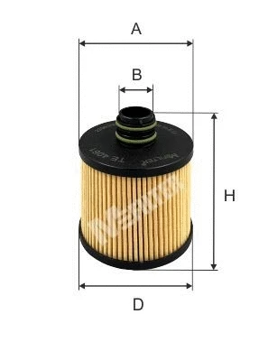 Filtre à huile MFILTER TE 4061