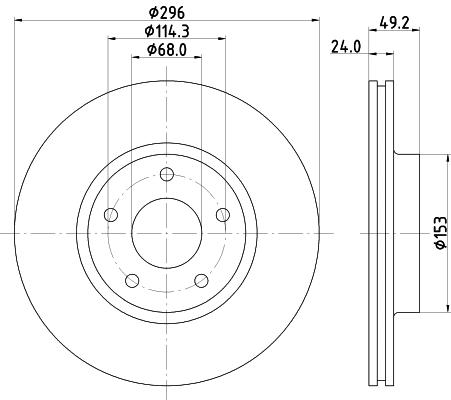 Disque de frein NISSHINBO ND2080K