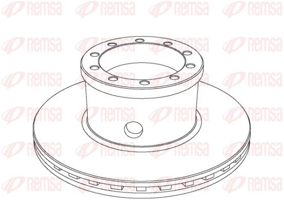 Disque de frein REMSA NCA1019.20