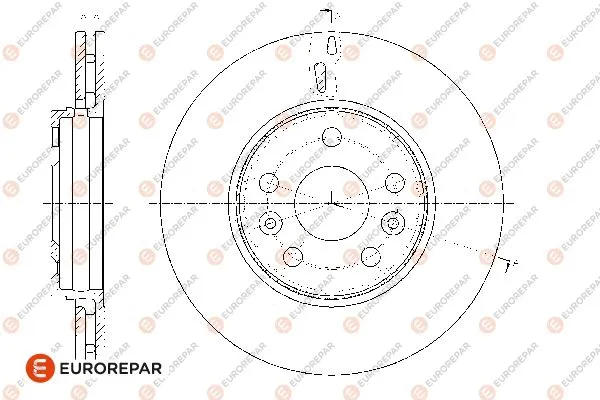 Disque de frein EUROREPAR 1667861780