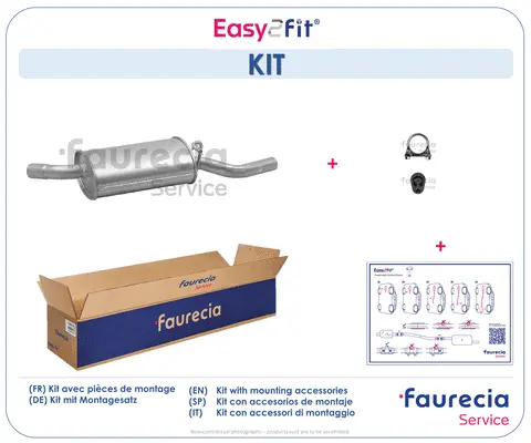 Silencieux arrière Faurecia FS30009