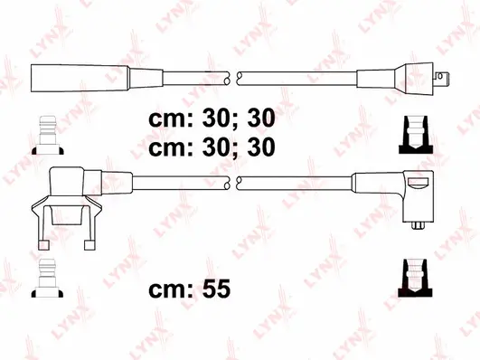 Kit de câbles d'allumage LYNXAUTO SPC7808