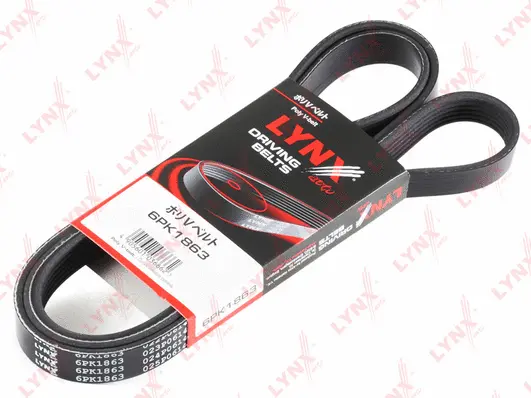 Courroie trapézoïdale à nervures LYNXAUTO 6PK1863