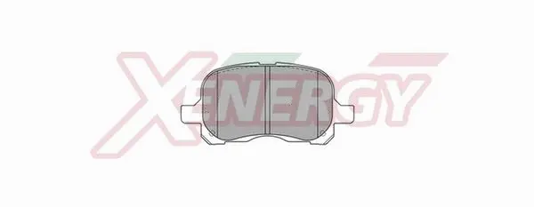 Kit de plaquettes de frein, frein à disque AP XENERGY X40808