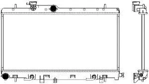 Radiateur, refroidissement du moteur SAKURA Automotive 3421-1010