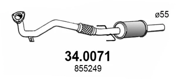 Catalyseur ASSO 34.0071