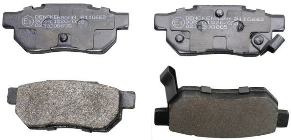 Kit de plaquettes de frein, frein à disque DENCKERMANN B110662